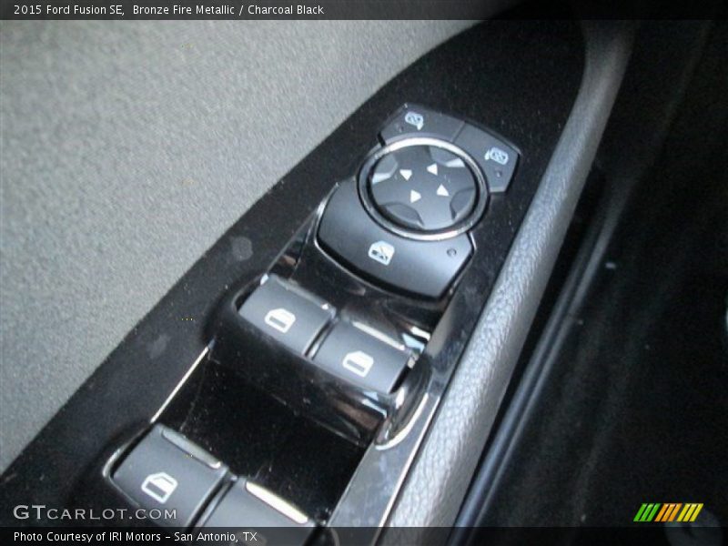 Bronze Fire Metallic / Charcoal Black 2015 Ford Fusion SE