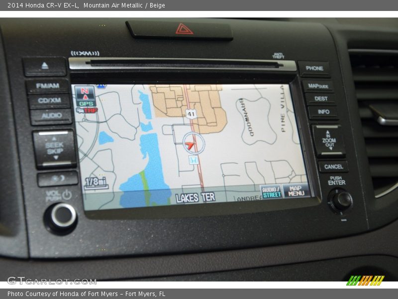 Mountain Air Metallic / Beige 2014 Honda CR-V EX-L