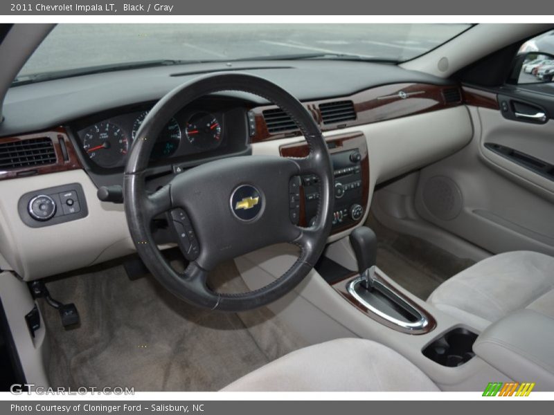 Black / Gray 2011 Chevrolet Impala LT