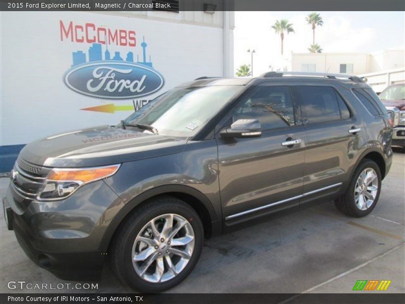 Magnetic / Charcoal Black 2015 Ford Explorer Limited