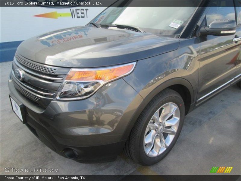 Magnetic / Charcoal Black 2015 Ford Explorer Limited