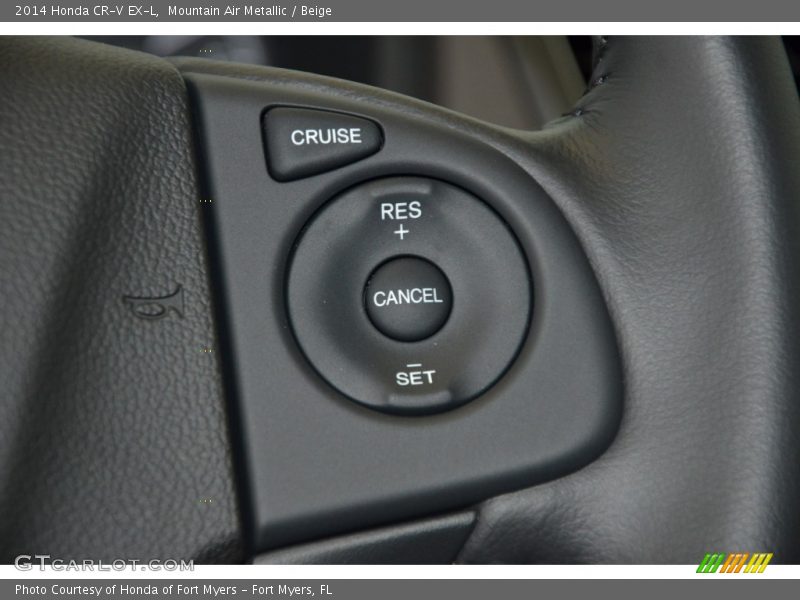 Mountain Air Metallic / Beige 2014 Honda CR-V EX-L