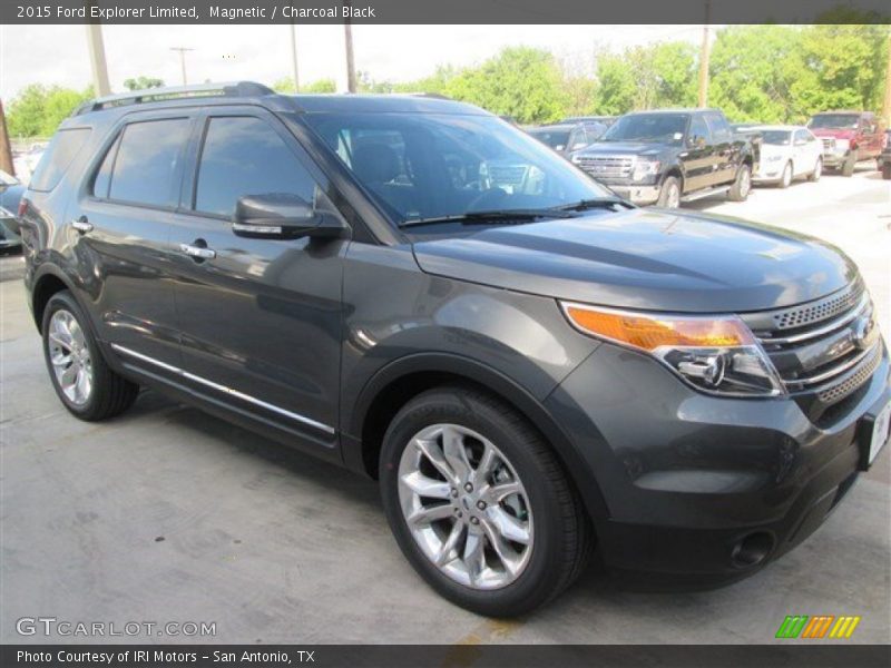 Magnetic / Charcoal Black 2015 Ford Explorer Limited