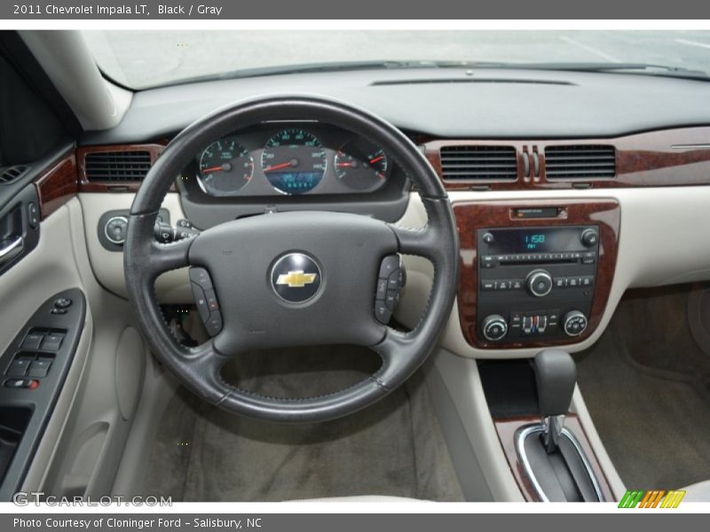 Black / Gray 2011 Chevrolet Impala LT