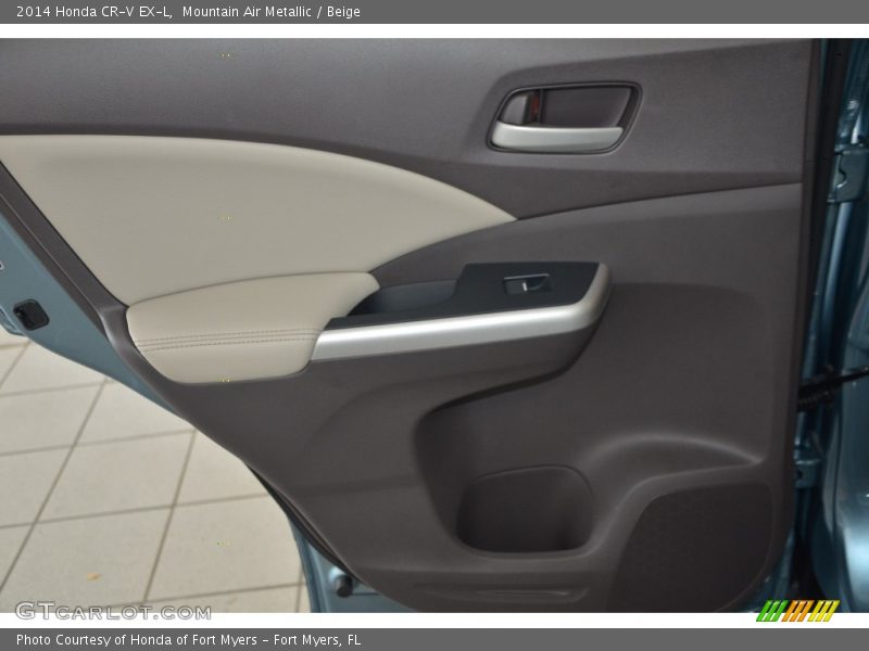 Mountain Air Metallic / Beige 2014 Honda CR-V EX-L