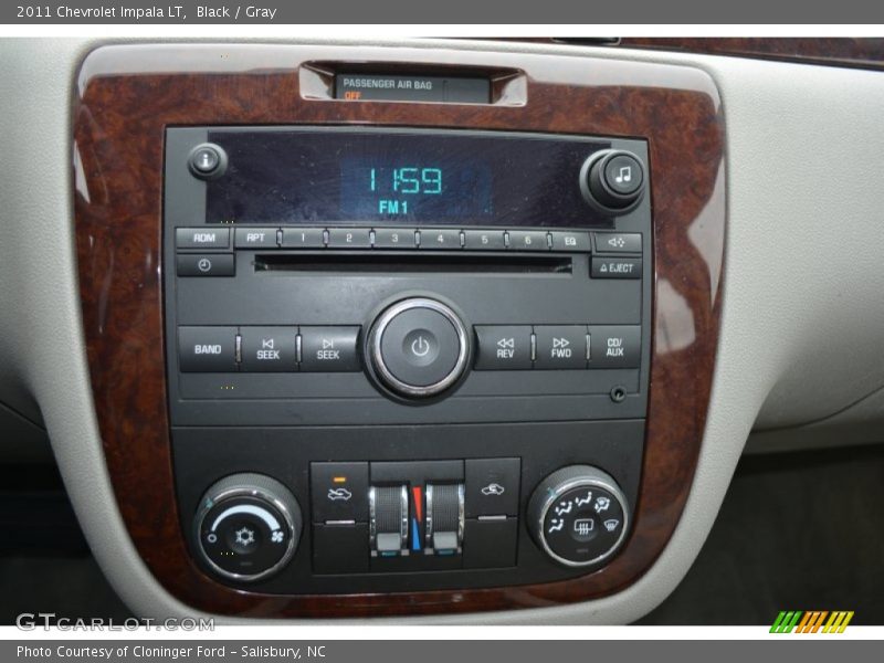 Black / Gray 2011 Chevrolet Impala LT