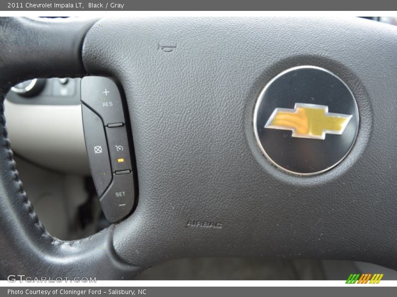 Black / Gray 2011 Chevrolet Impala LT