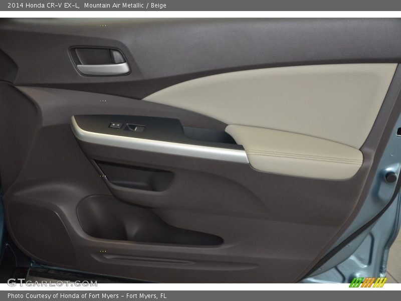 Mountain Air Metallic / Beige 2014 Honda CR-V EX-L