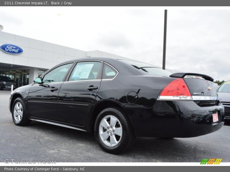 Black / Gray 2011 Chevrolet Impala LT