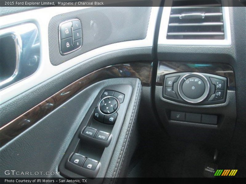 Magnetic / Charcoal Black 2015 Ford Explorer Limited