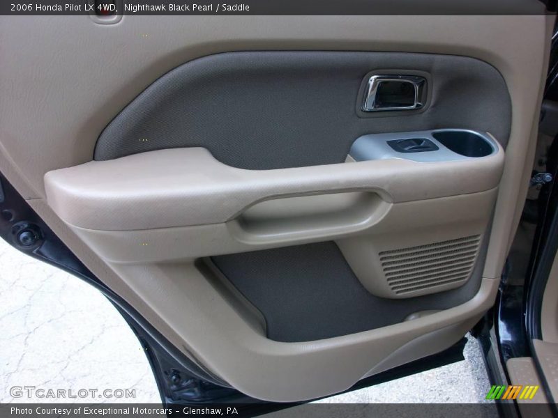 Nighthawk Black Pearl / Saddle 2006 Honda Pilot LX 4WD