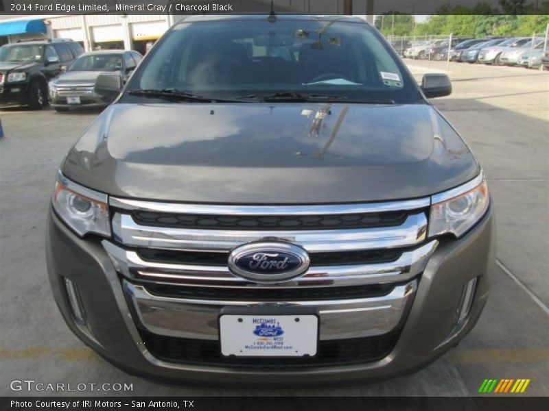 Mineral Gray / Charcoal Black 2014 Ford Edge Limited