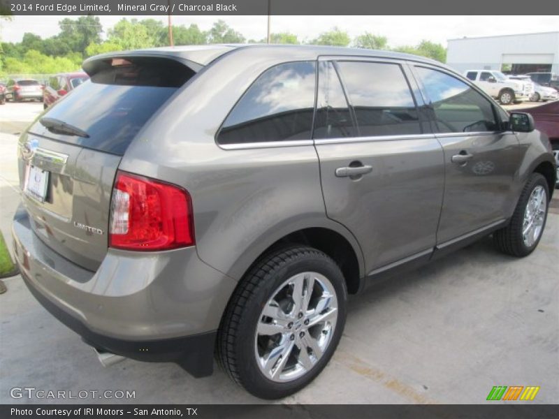 Mineral Gray / Charcoal Black 2014 Ford Edge Limited