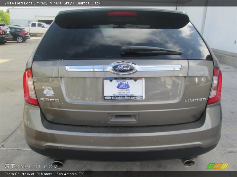 Mineral Gray / Charcoal Black 2014 Ford Edge Limited
