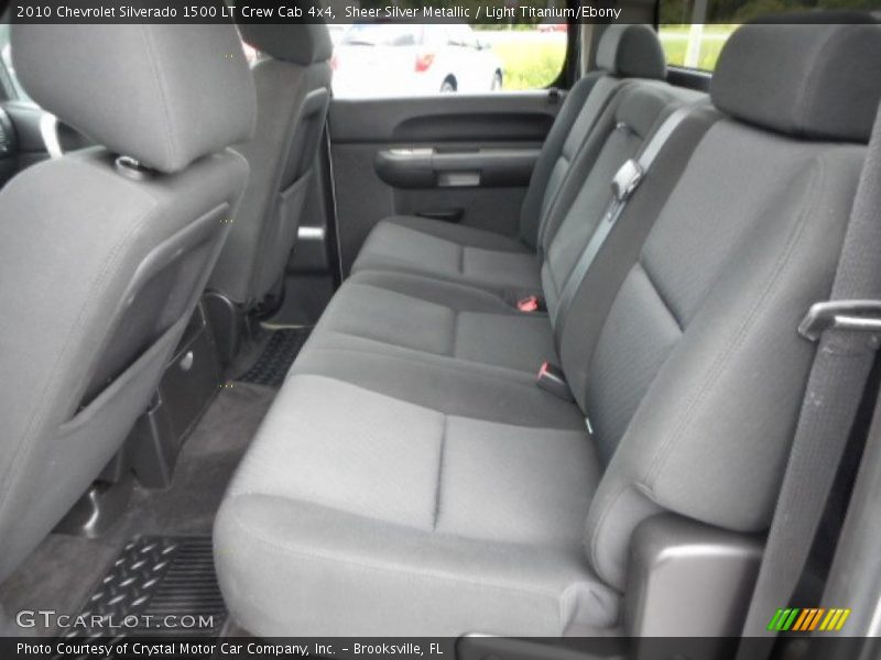 Sheer Silver Metallic / Light Titanium/Ebony 2010 Chevrolet Silverado 1500 LT Crew Cab 4x4