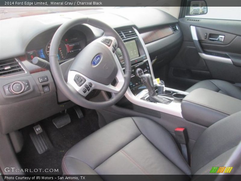 Mineral Gray / Charcoal Black 2014 Ford Edge Limited