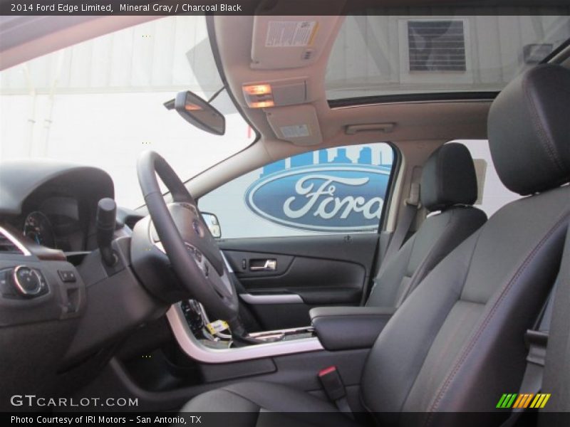 Mineral Gray / Charcoal Black 2014 Ford Edge Limited