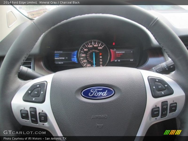 Mineral Gray / Charcoal Black 2014 Ford Edge Limited