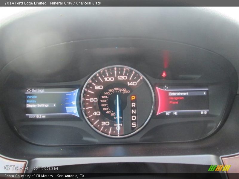 Mineral Gray / Charcoal Black 2014 Ford Edge Limited