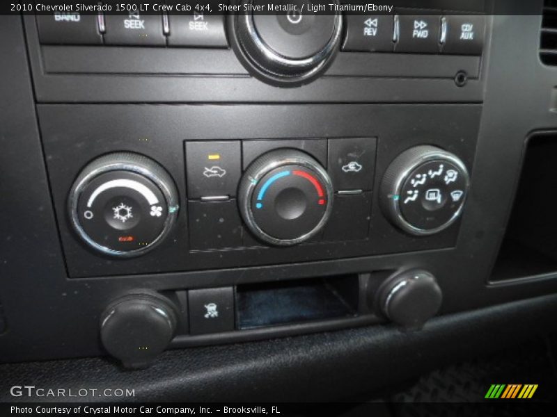 Sheer Silver Metallic / Light Titanium/Ebony 2010 Chevrolet Silverado 1500 LT Crew Cab 4x4