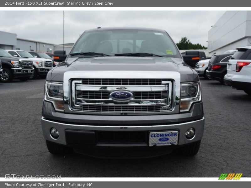 Sterling Grey / Steel Grey 2014 Ford F150 XLT SuperCrew