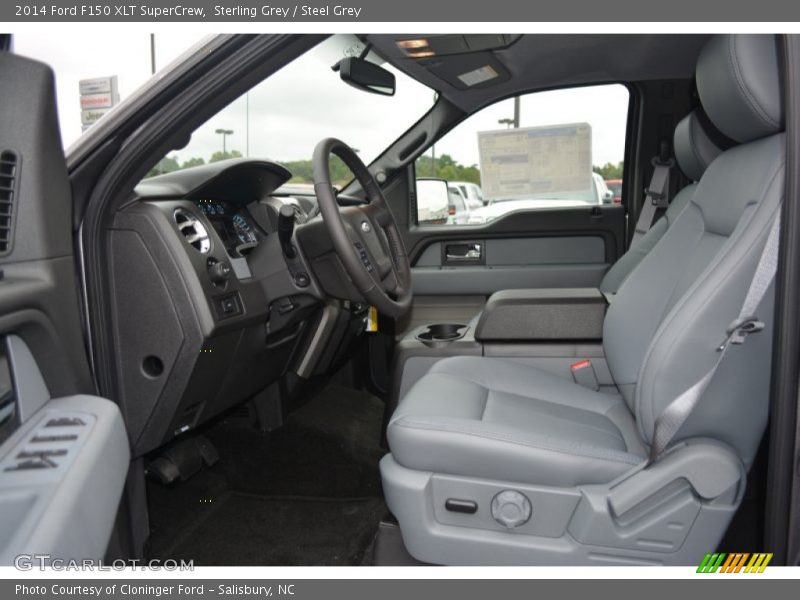 Sterling Grey / Steel Grey 2014 Ford F150 XLT SuperCrew