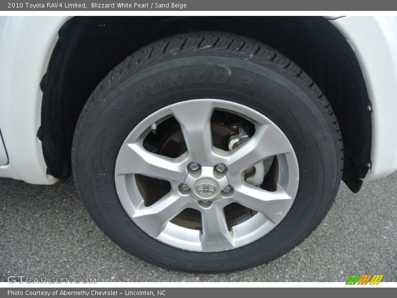 Blizzard White Pearl / Sand Beige 2010 Toyota RAV4 Limited