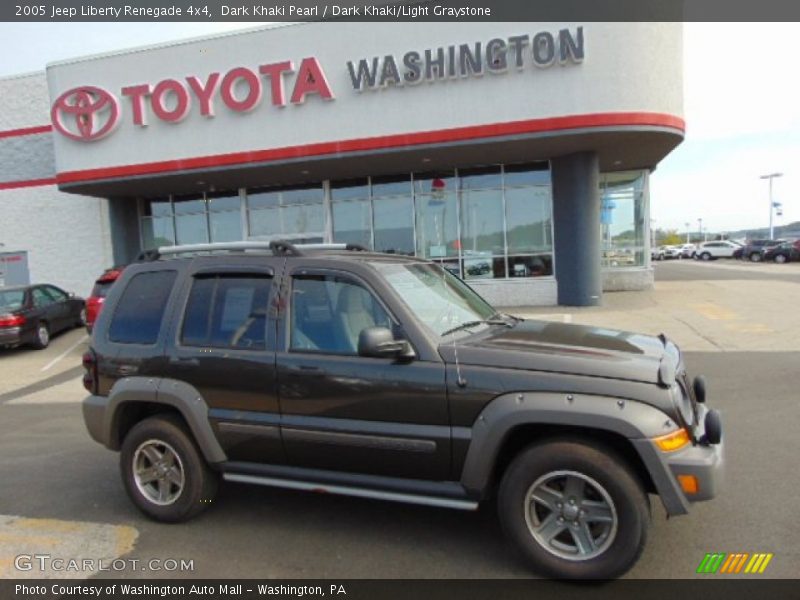 Dark Khaki Pearl / Dark Khaki/Light Graystone 2005 Jeep Liberty Renegade 4x4