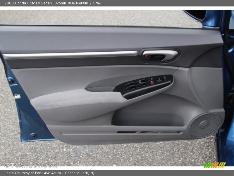 Atomic Blue Metallic / Gray 2008 Honda Civic EX Sedan
