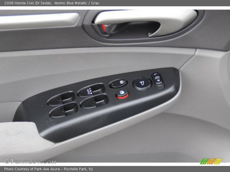 Atomic Blue Metallic / Gray 2008 Honda Civic EX Sedan