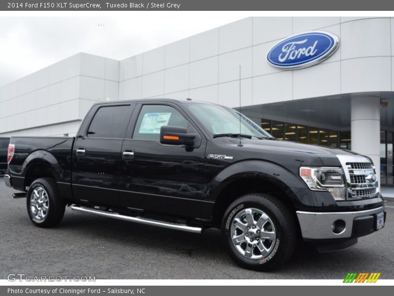 Tuxedo Black / Steel Grey 2014 Ford F150 XLT SuperCrew
