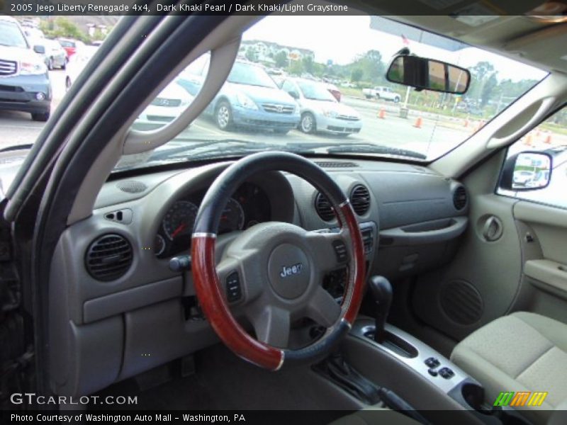 Dark Khaki Pearl / Dark Khaki/Light Graystone 2005 Jeep Liberty Renegade 4x4