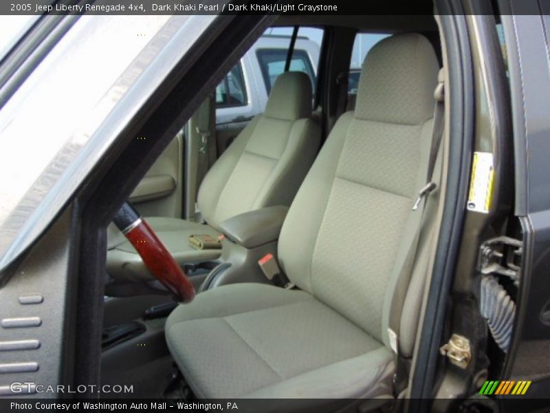 Dark Khaki Pearl / Dark Khaki/Light Graystone 2005 Jeep Liberty Renegade 4x4