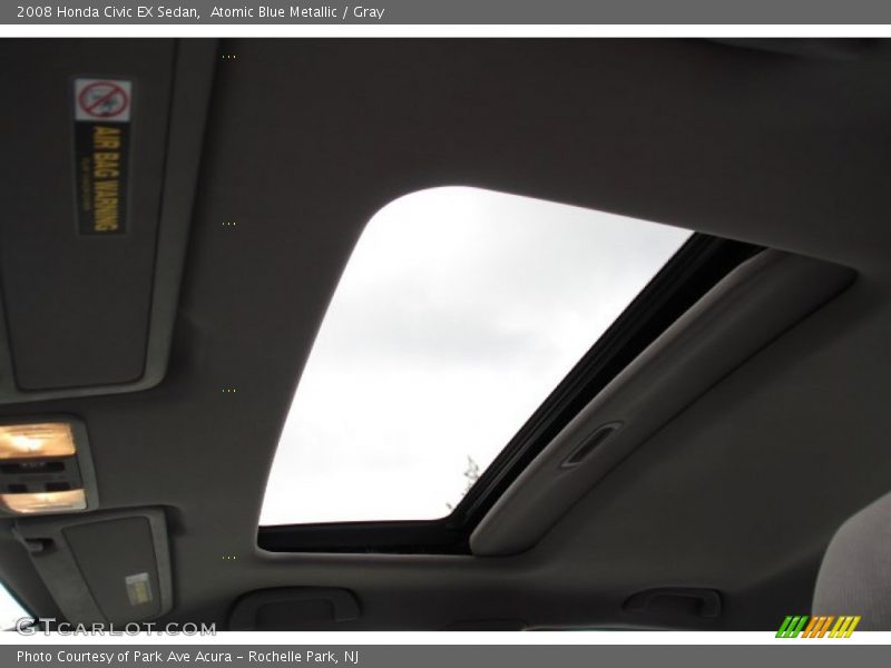 Atomic Blue Metallic / Gray 2008 Honda Civic EX Sedan