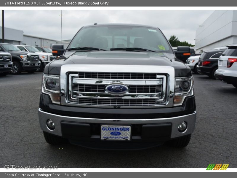 Tuxedo Black / Steel Grey 2014 Ford F150 XLT SuperCrew