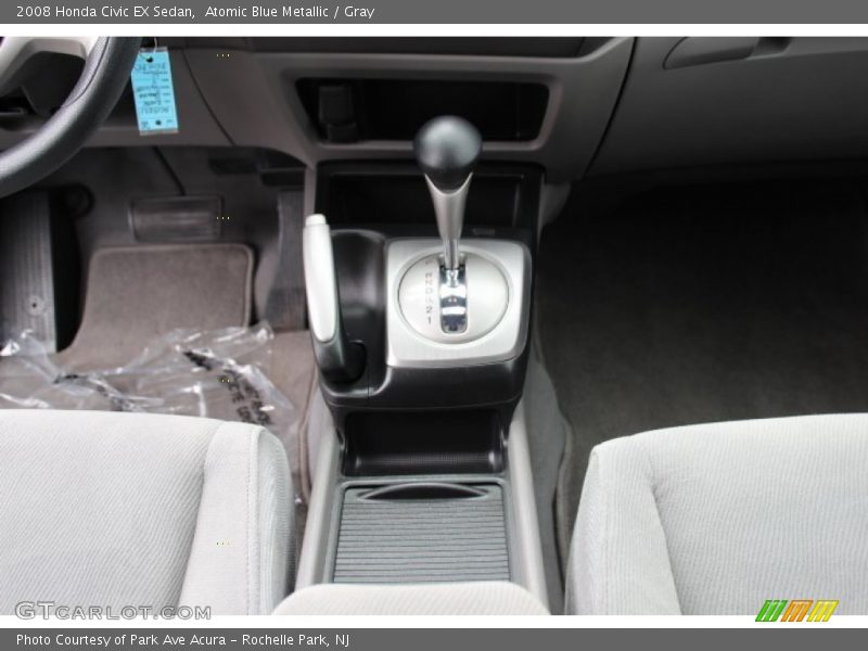 Atomic Blue Metallic / Gray 2008 Honda Civic EX Sedan
