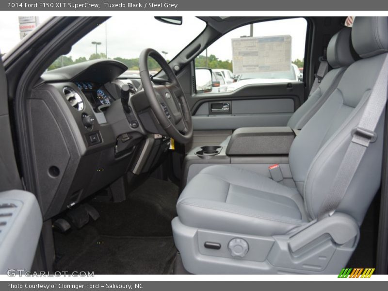Tuxedo Black / Steel Grey 2014 Ford F150 XLT SuperCrew