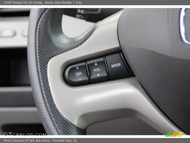 Atomic Blue Metallic / Gray 2008 Honda Civic EX Sedan