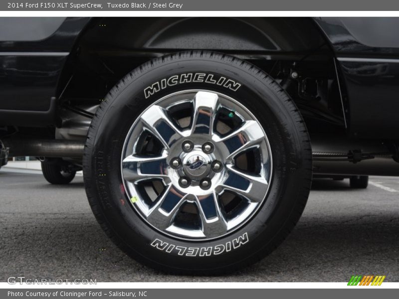 Tuxedo Black / Steel Grey 2014 Ford F150 XLT SuperCrew