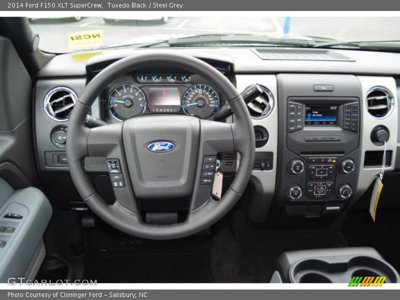 Tuxedo Black / Steel Grey 2014 Ford F150 XLT SuperCrew