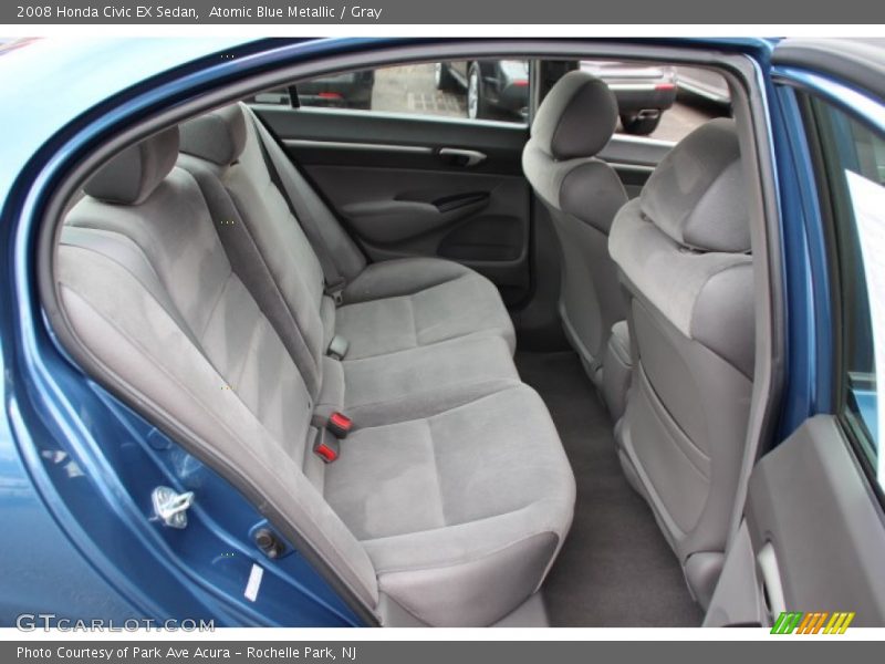 Atomic Blue Metallic / Gray 2008 Honda Civic EX Sedan