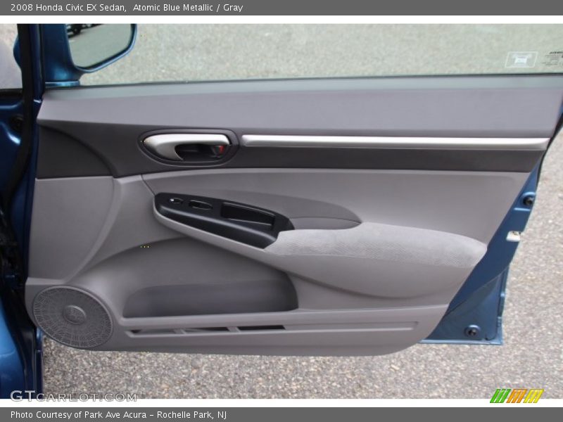 Atomic Blue Metallic / Gray 2008 Honda Civic EX Sedan