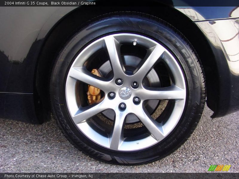 Black Obsidian / Graphite 2004 Infiniti G 35 Coupe