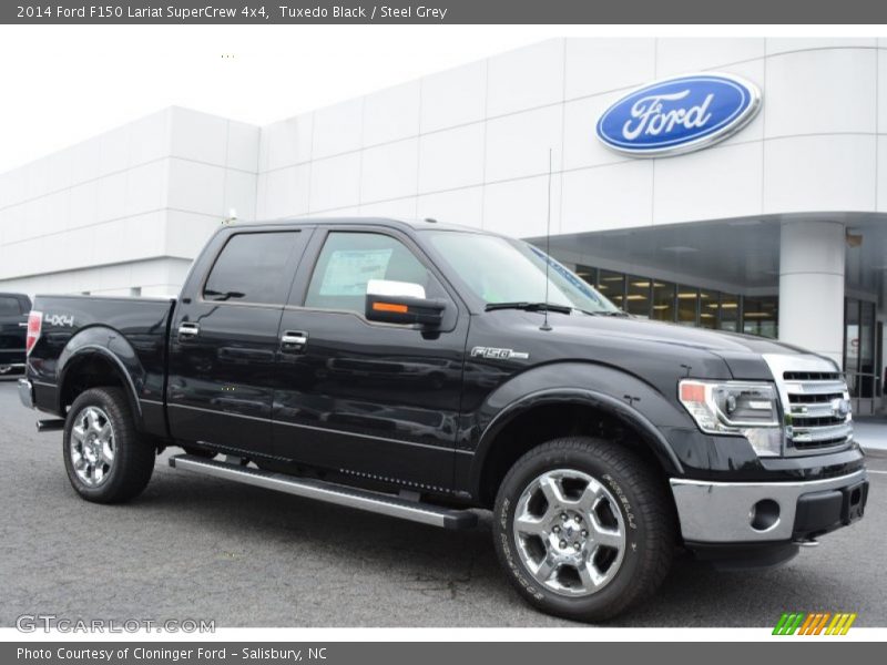 Tuxedo Black / Steel Grey 2014 Ford F150 Lariat SuperCrew 4x4