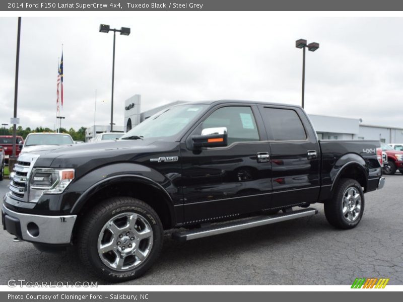 Tuxedo Black / Steel Grey 2014 Ford F150 Lariat SuperCrew 4x4