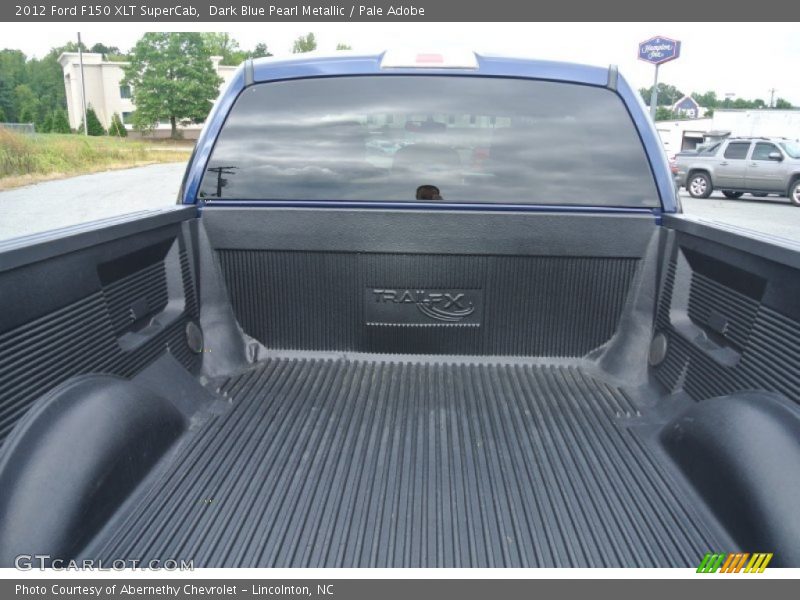Dark Blue Pearl Metallic / Pale Adobe 2012 Ford F150 XLT SuperCab