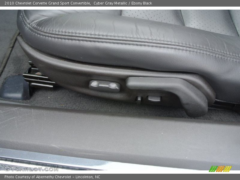 Cyber Gray Metallic / Ebony Black 2010 Chevrolet Corvette Grand Sport Convertible