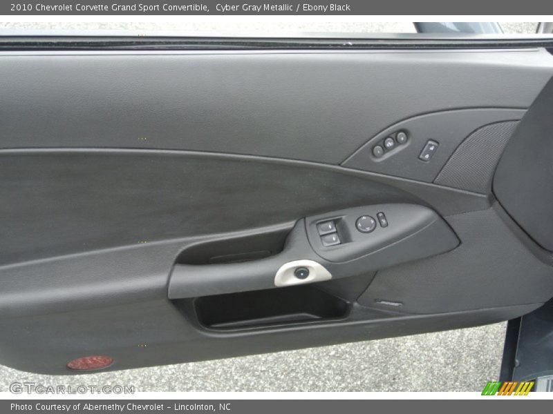 Cyber Gray Metallic / Ebony Black 2010 Chevrolet Corvette Grand Sport Convertible