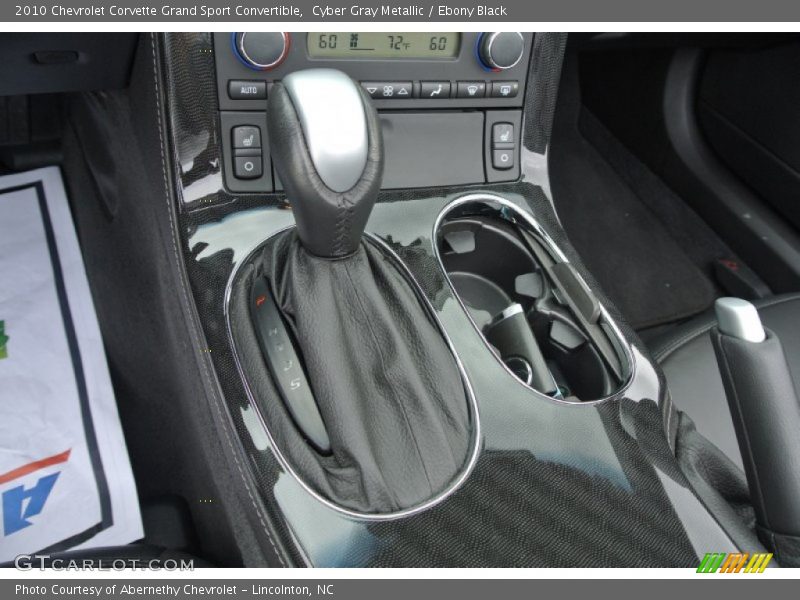 Cyber Gray Metallic / Ebony Black 2010 Chevrolet Corvette Grand Sport Convertible