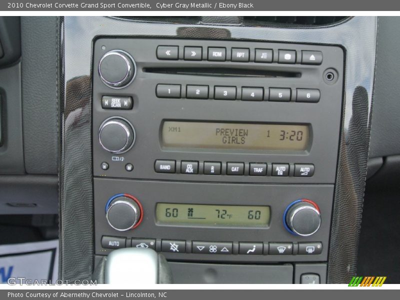 Cyber Gray Metallic / Ebony Black 2010 Chevrolet Corvette Grand Sport Convertible